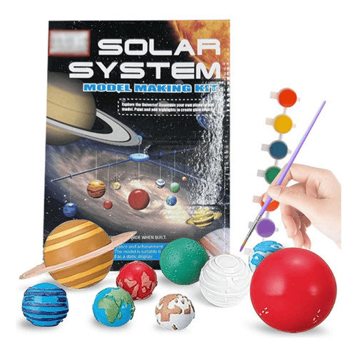 Kit Juego de Ciencia Para Armar y Pintar Sistema Solar 55631 1