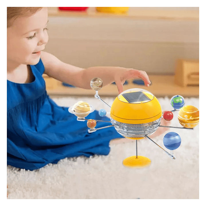 Kit Juego Armar y Pintar Sistema Solar Energía Solar 55632 3