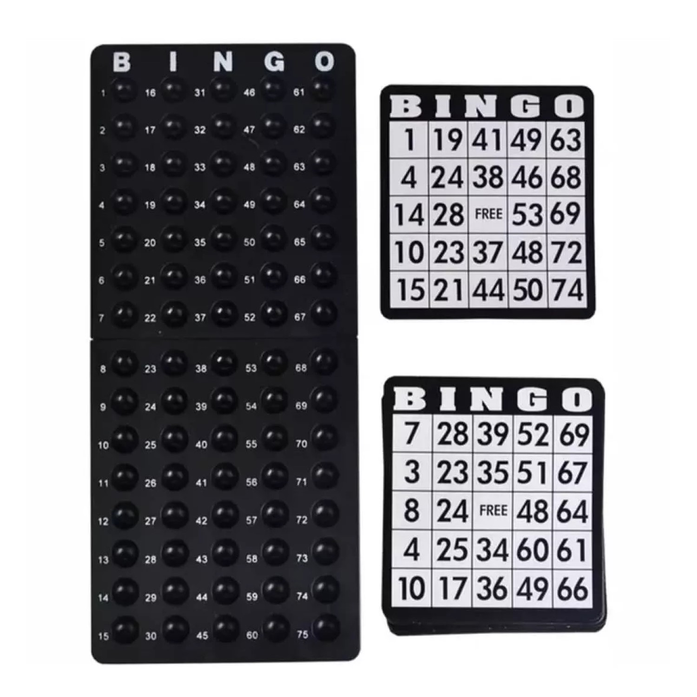 Juego de Bingo Profesional con Tómbola Metálica 56628 2