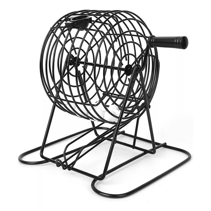 Juego de Bingo Profesional con Tómbola Metálica 56628 5