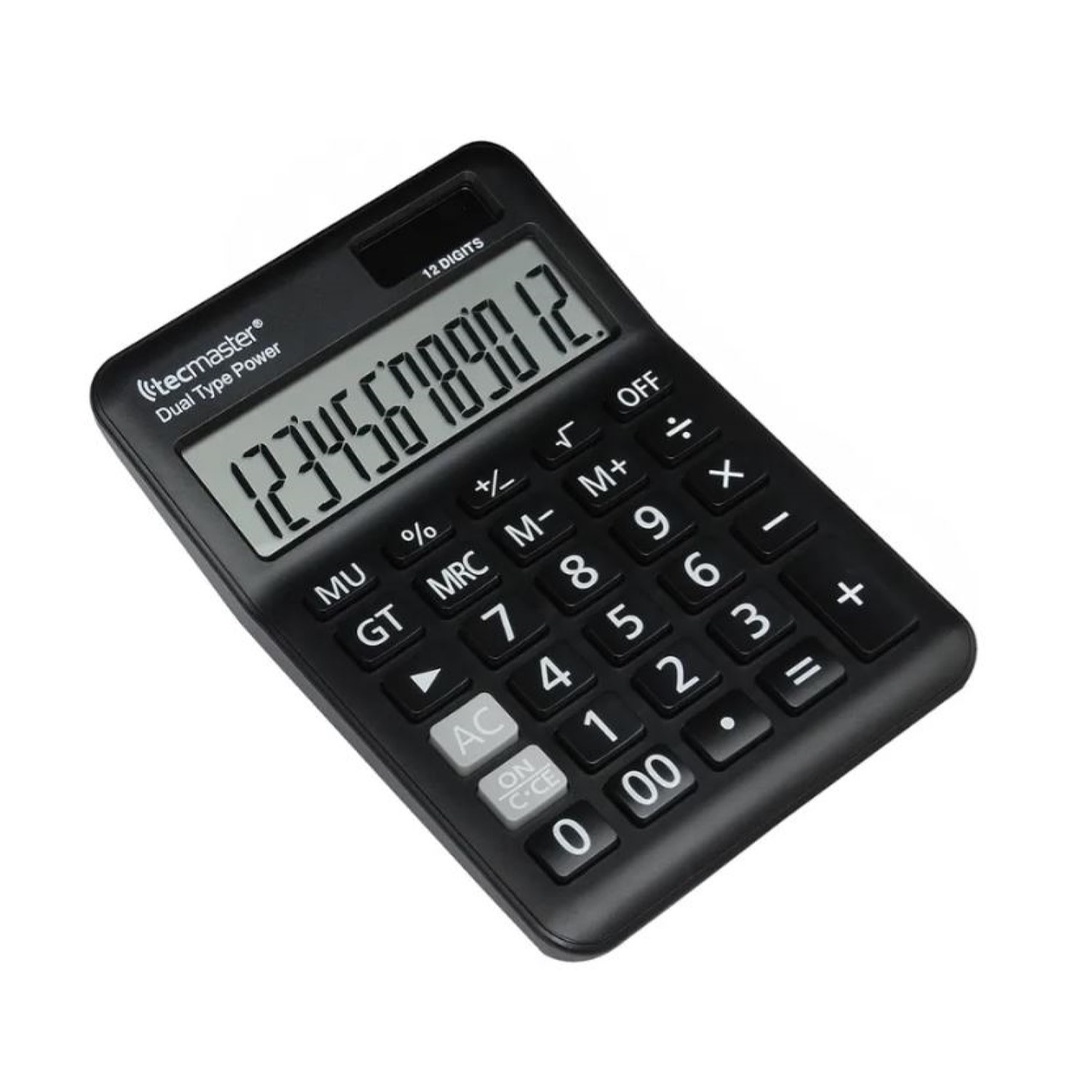 Calculadora Con Panel Solar 12 dígitos Tecmaster TM100558 2