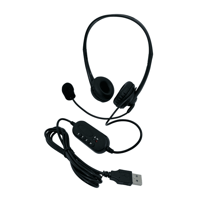 Auriculares Call-Center Micrófono USB Tm100559 Tecmaster  1