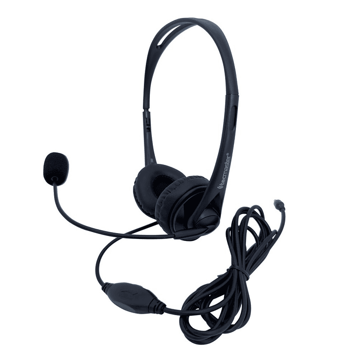 Auriculares Call-Center Micrófono 3.5mm Tm100561 Tecmaster  1