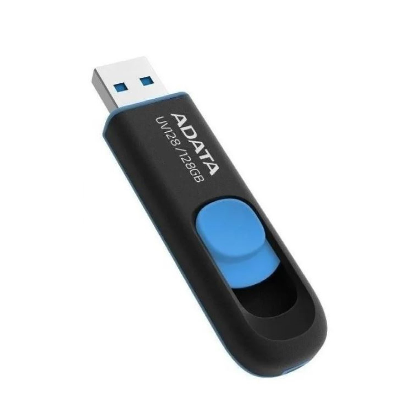 Pendrive Adata UV128 128gb 3.2 Gen 1 Retráctil Negro/Azul 1
