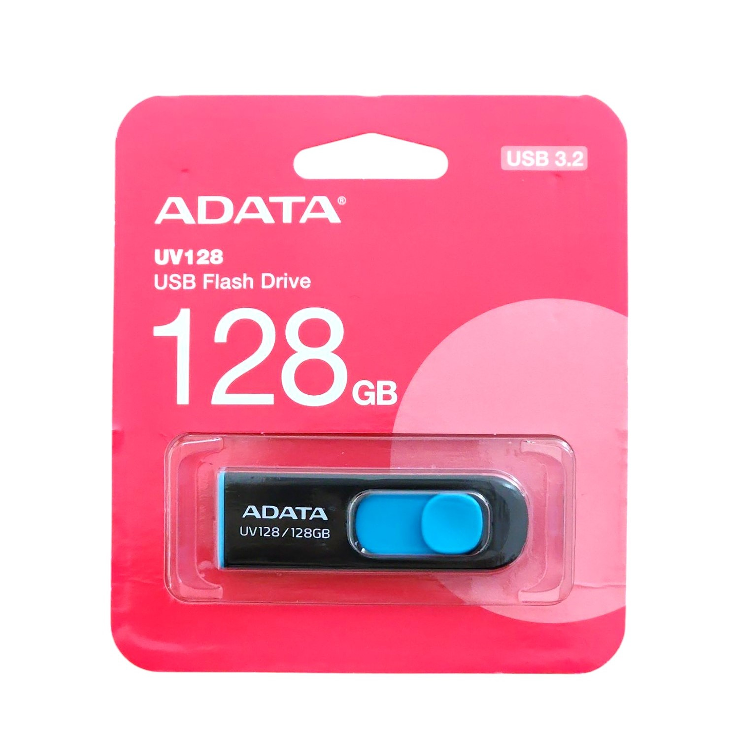 Pendrive Adata UV128 128gb 3.2 Gen 1 Retráctil Negro/Azul 5