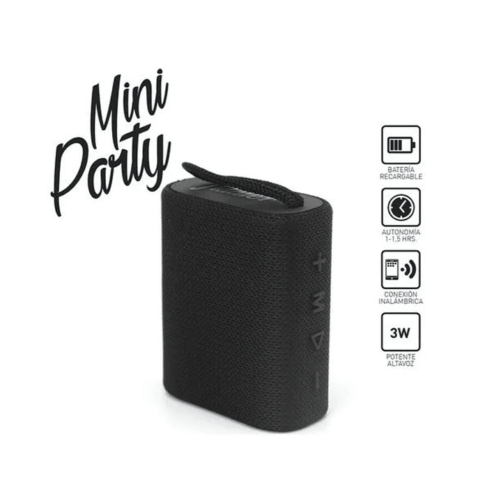 Parlante Portátil Bt TWS Fiddler Mini Party FD-3811 Negro 2