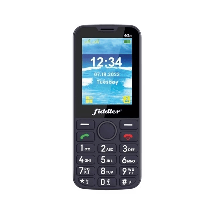 Teléfono Celular Senior Fiddler D117 4G Negro 1