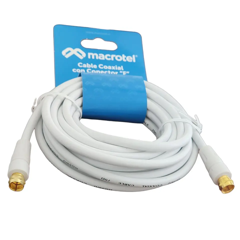 Cable Coaxial RG-59/U 5 m con Conector “F” Macho MV-812 3