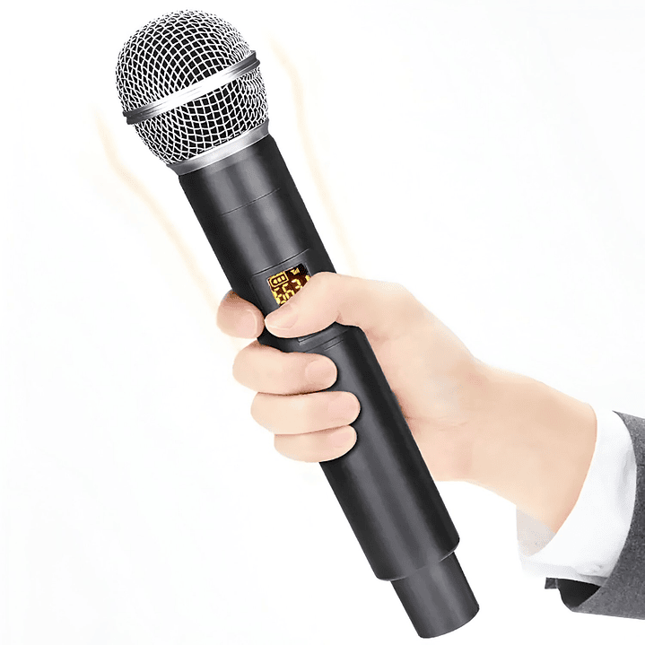 Kit Micrófonos Inalámbricos UHF Philco WM314 con Receptor  2