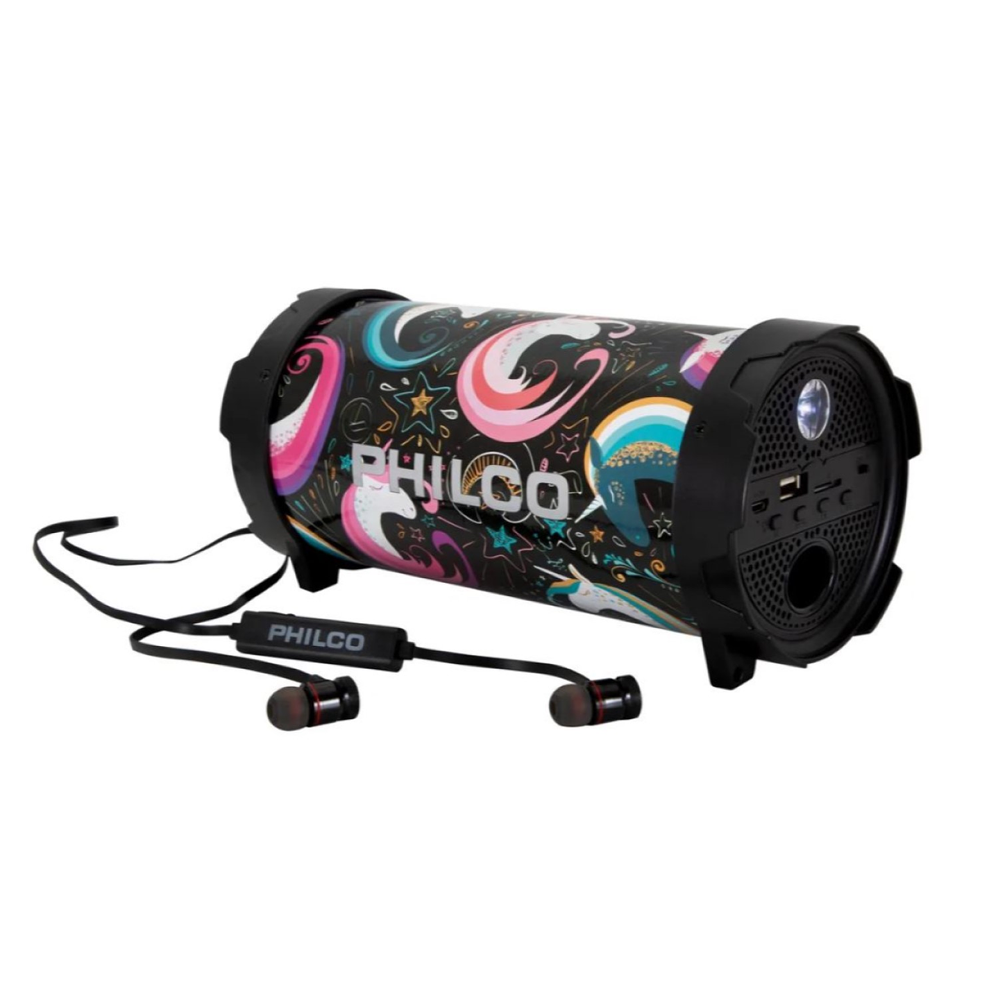 Kit Parlante Diseño Unicornio + Audífonos Bt Px56u Philco 1