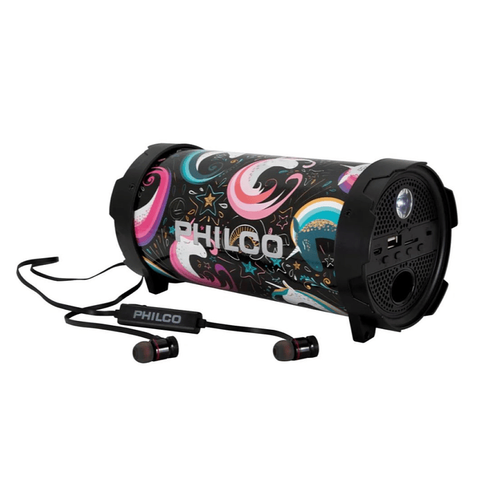Kit Parlante Diseño Unicornio + Audífonos Bt Px56u Philco 1