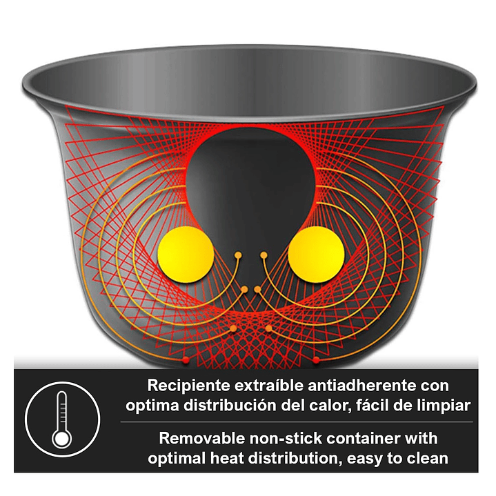Olla a Presión Eléctrica Magefesa Easy Express 2L MGF6400 7
