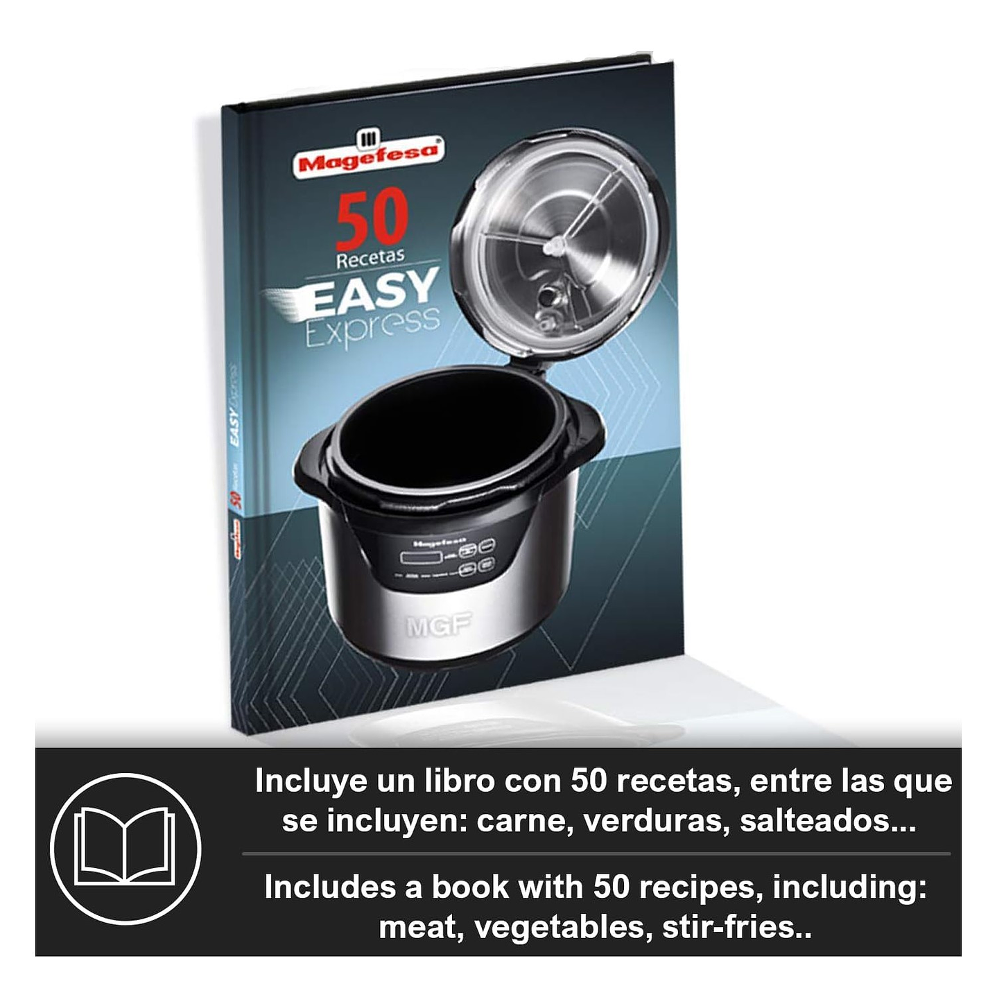 Olla a Presión Eléctrica Magefesa Easy Express 2L MGF6400 8