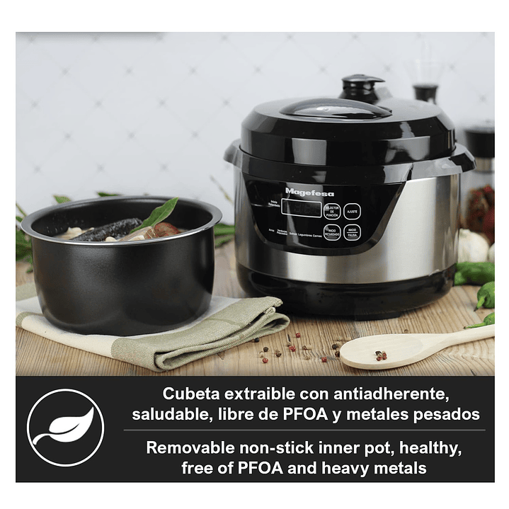 Olla a Presión Eléctrica Magefesa Easy Express 6L MGF6402 6