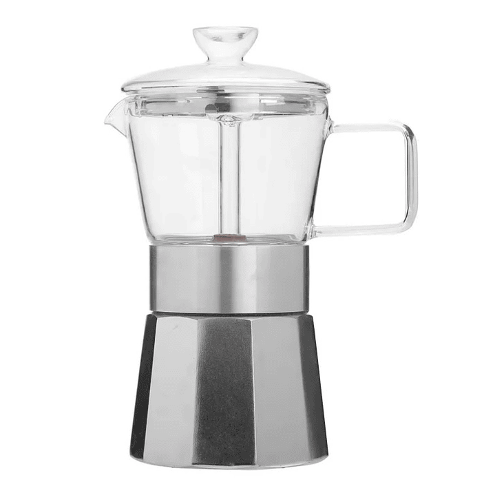 Cafetera Italiana 6 Tazas Crystal Vitrex 240 ml  4
