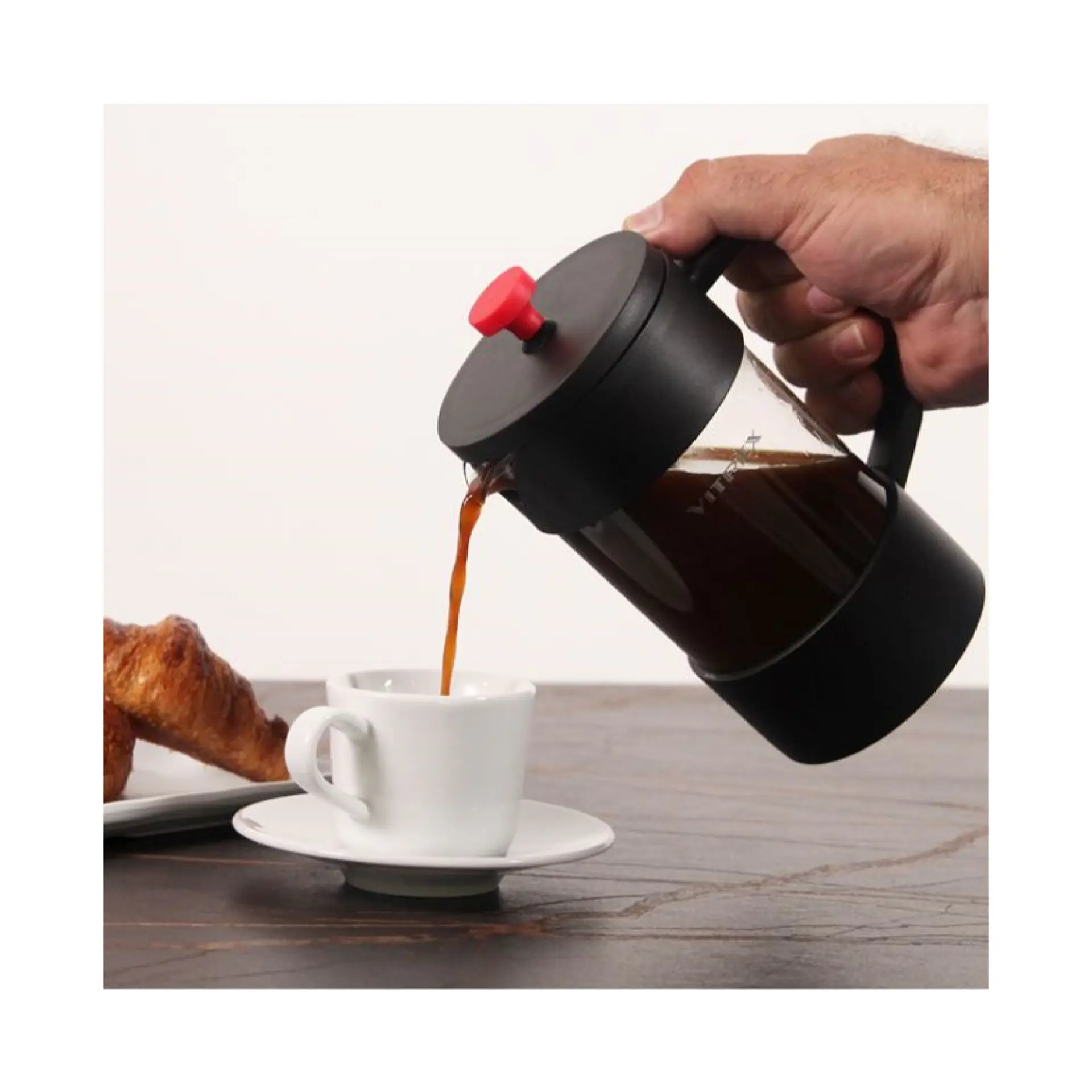 Cafetera de Embolo Francesa Robusta Vitrex 1000 ml. 3