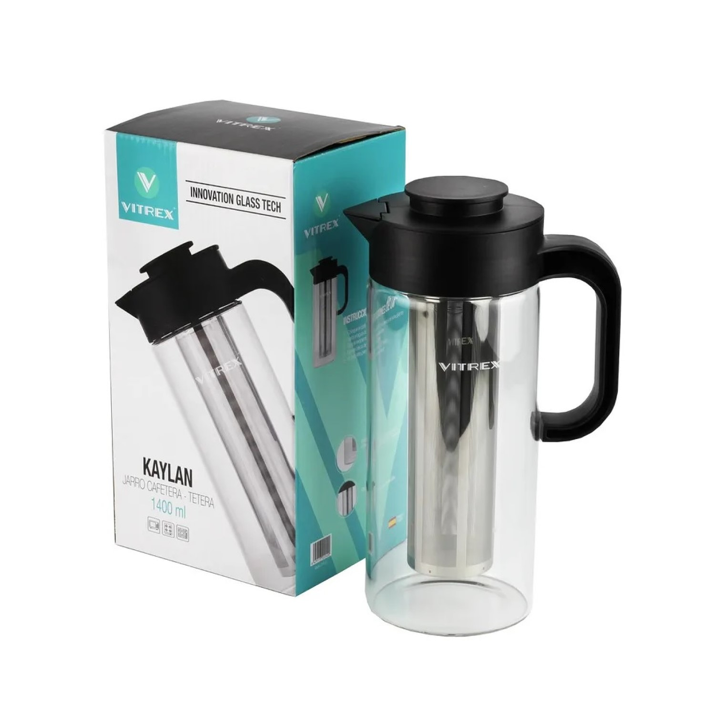 Jarra de Infusiones 900 ml Kaylan Vitrex 5