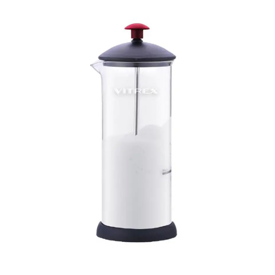 Espumador de leche de Vidrio Foam 450ml Vitrex 4