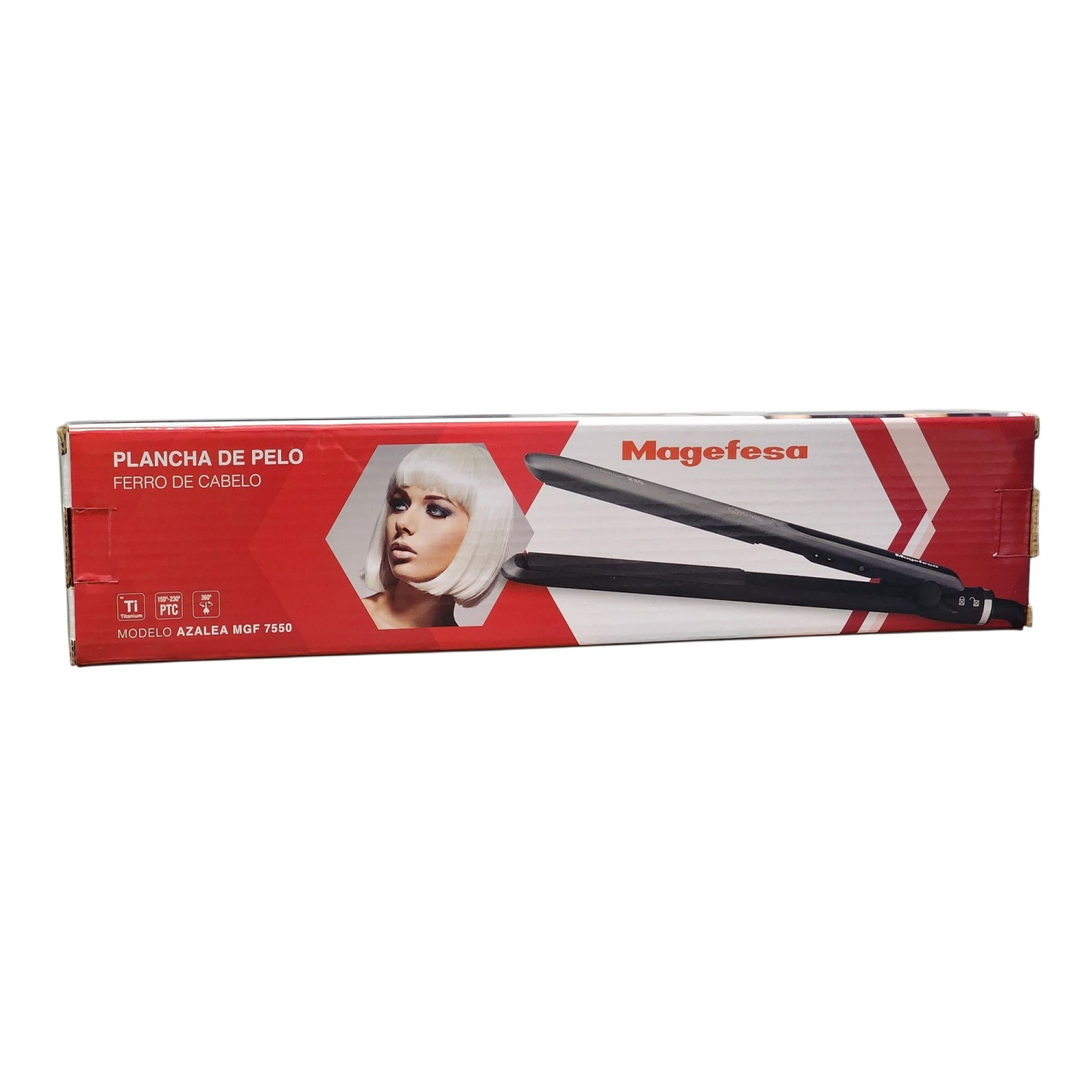 Plancha Pelo 45w Titanio 230°C Azalea MGF7550 Magefesa  5
