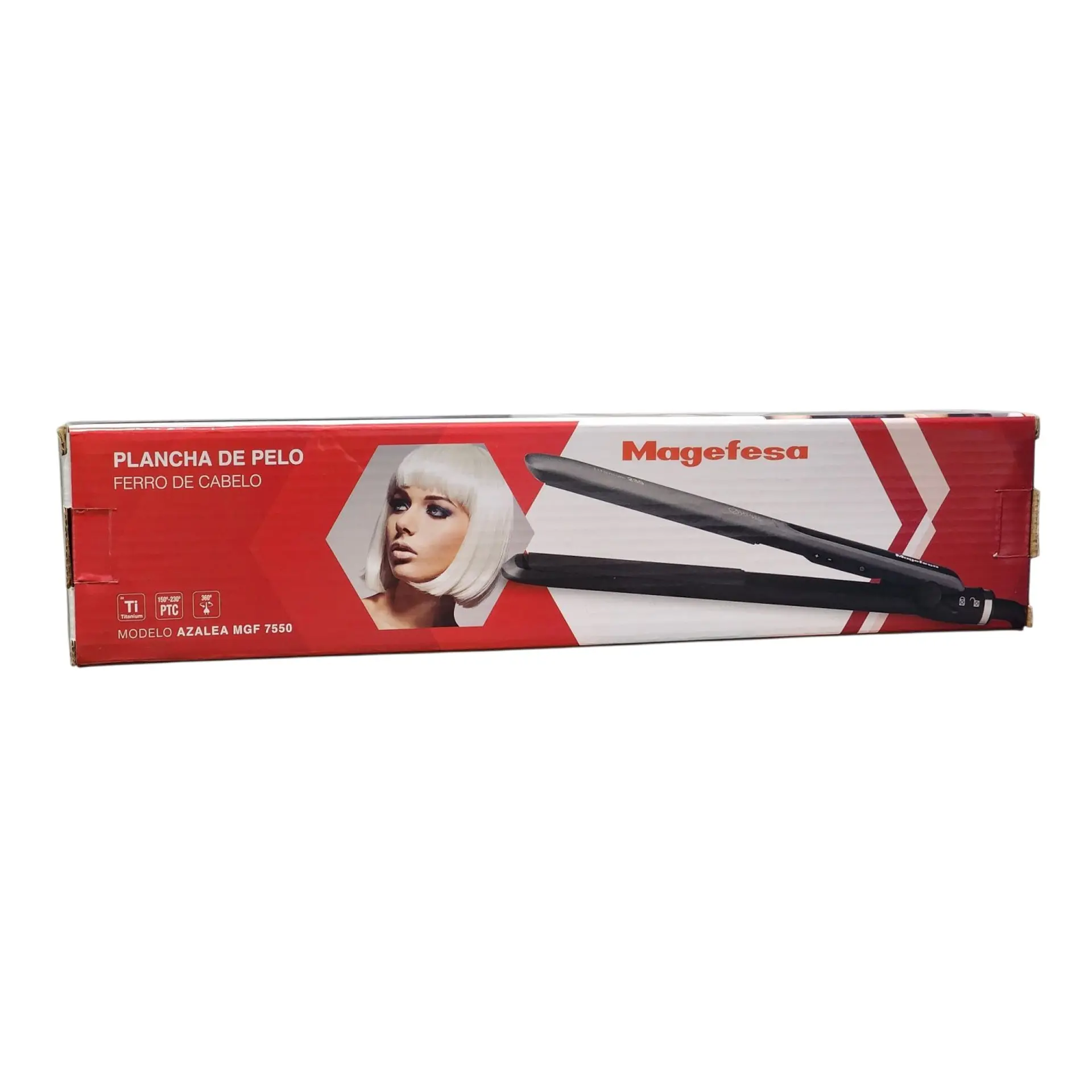 Plancha Pelo 45w Titanio 230°C Azalea MGF7550 Magefesa  5