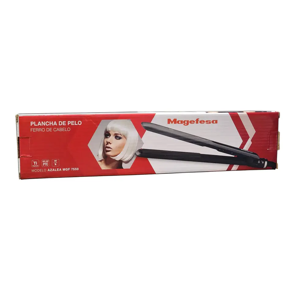 Plancha Pelo 45w Titanio 230°C Azalea MGF7550 Magefesa  5