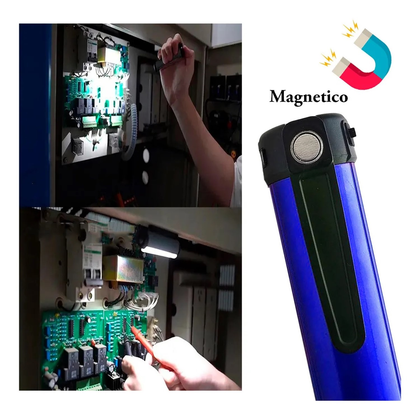 Mini Linterna USB-C Aluminio Magnétic Xpe Cob Led 15291 5