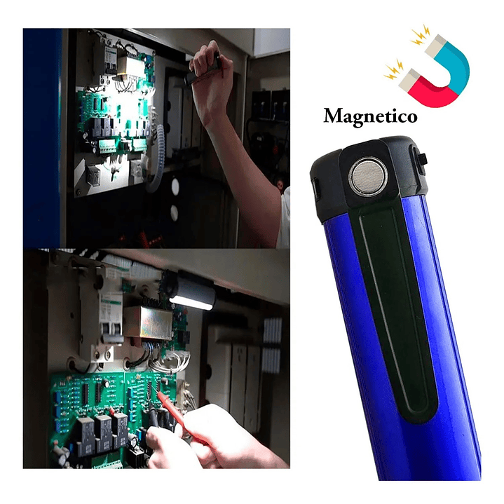 Mini Linterna USB-C Aluminio Magnétic Xpe Cob Led 15291 5