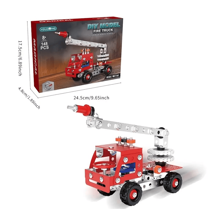 Set Construcción Camión de Bomberos 148pz 55618 2