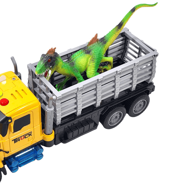Juguete Camión Transporte + Dinosaurio con Efectos 55657 2
