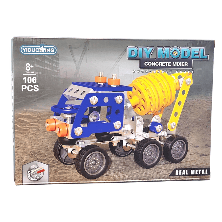 Set Construcción Camión Revolvedora Cemento 106pz 55727 4