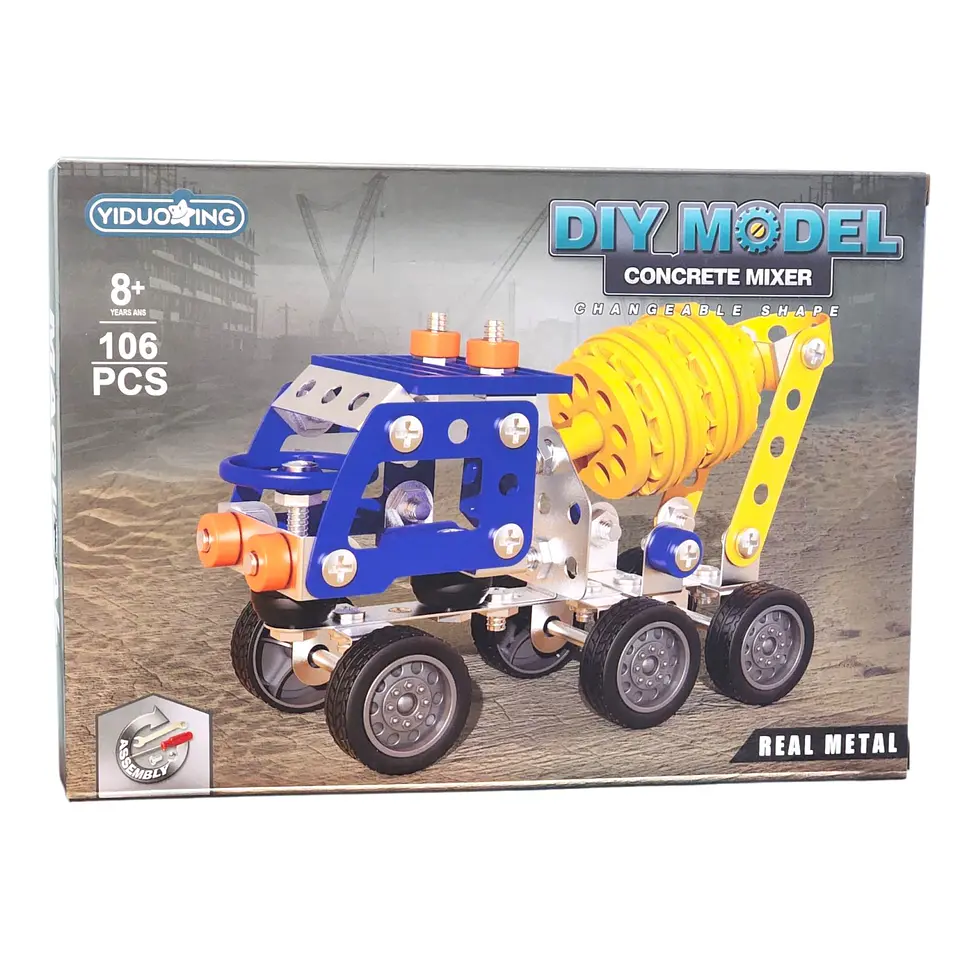 Set Construcción Camión Revolvedora Cemento 106pz 55727 4