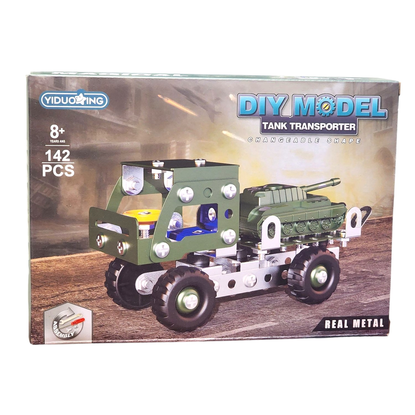Set Construcción Camión Remolque y Tanque 142pz 55731 6