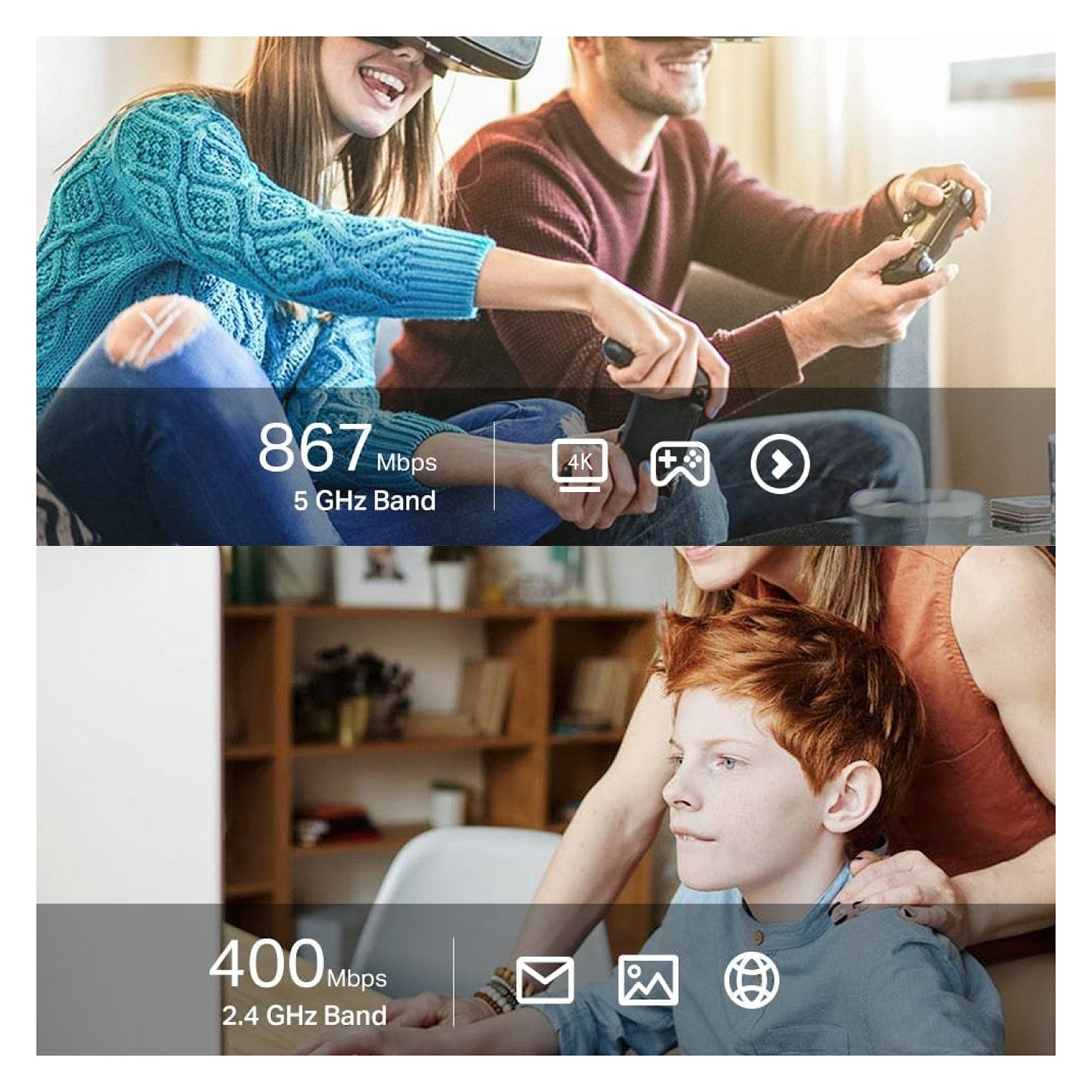 Adaptador Wi-Fi USB TP-Link AC1300 Doble Banda + MU-MIMO 4