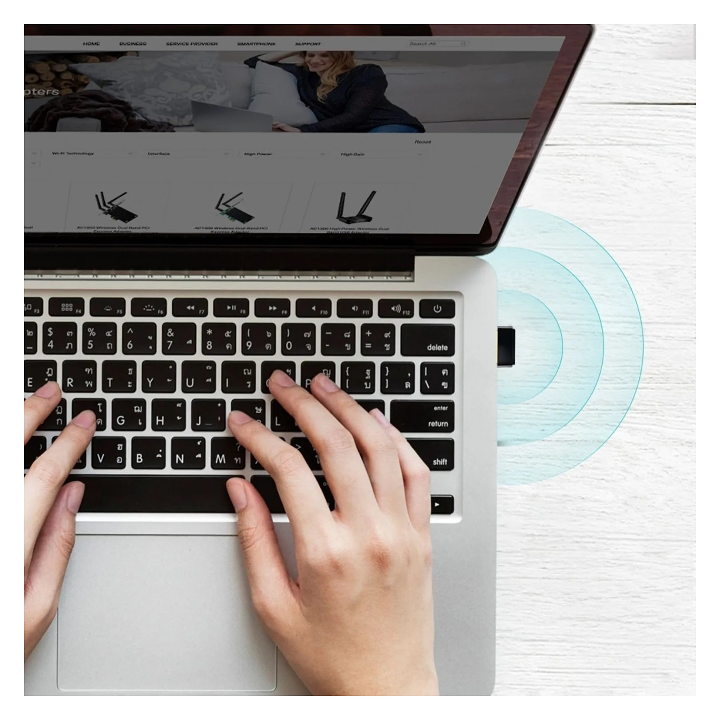 Adaptador Nano USB Wi-Fi AC600 Doble Banda Tp-link 3