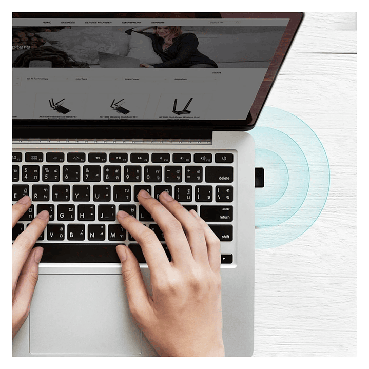 Adaptador Nano USB Wi-Fi AC600 Doble Banda Tp-link 3