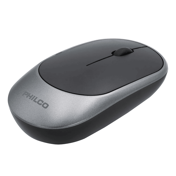 Mouse Inalámbrico Philco Pro 2.4G Gris PPR7314G 3