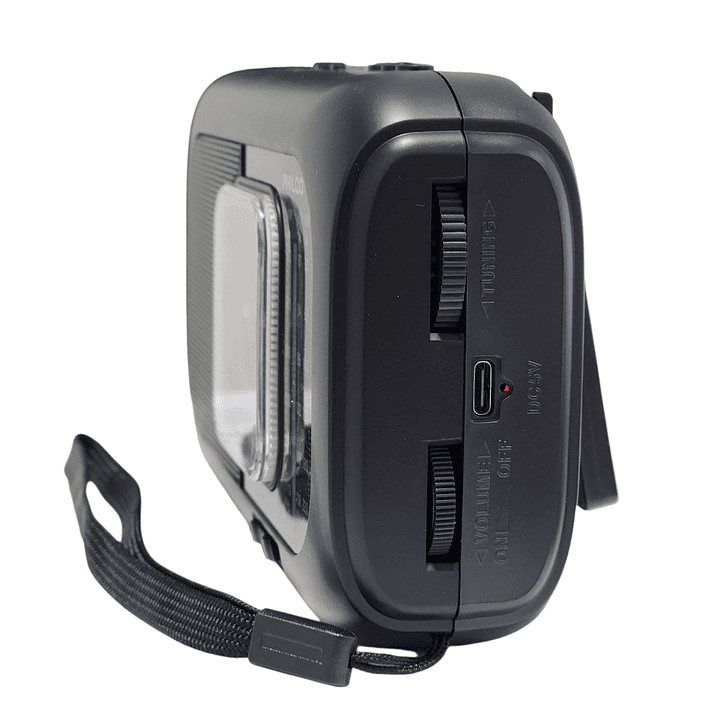 Radio Portátil Recargable con Panel Solar Bt PLCICX66 Philco 7