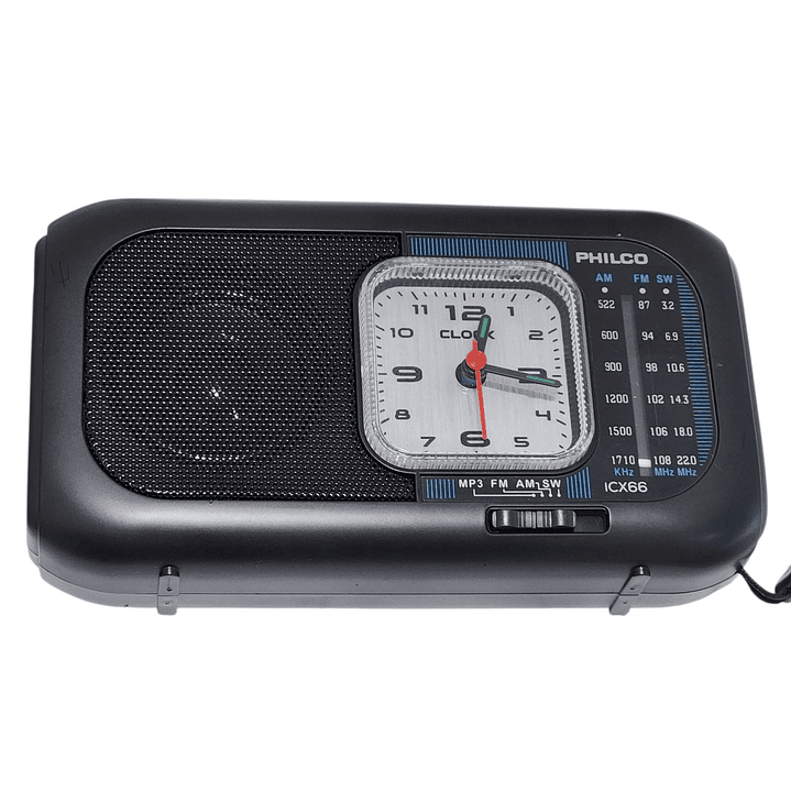 Radio Portátil Recargable con Panel Solar Bt PLCICX66 Philco 6