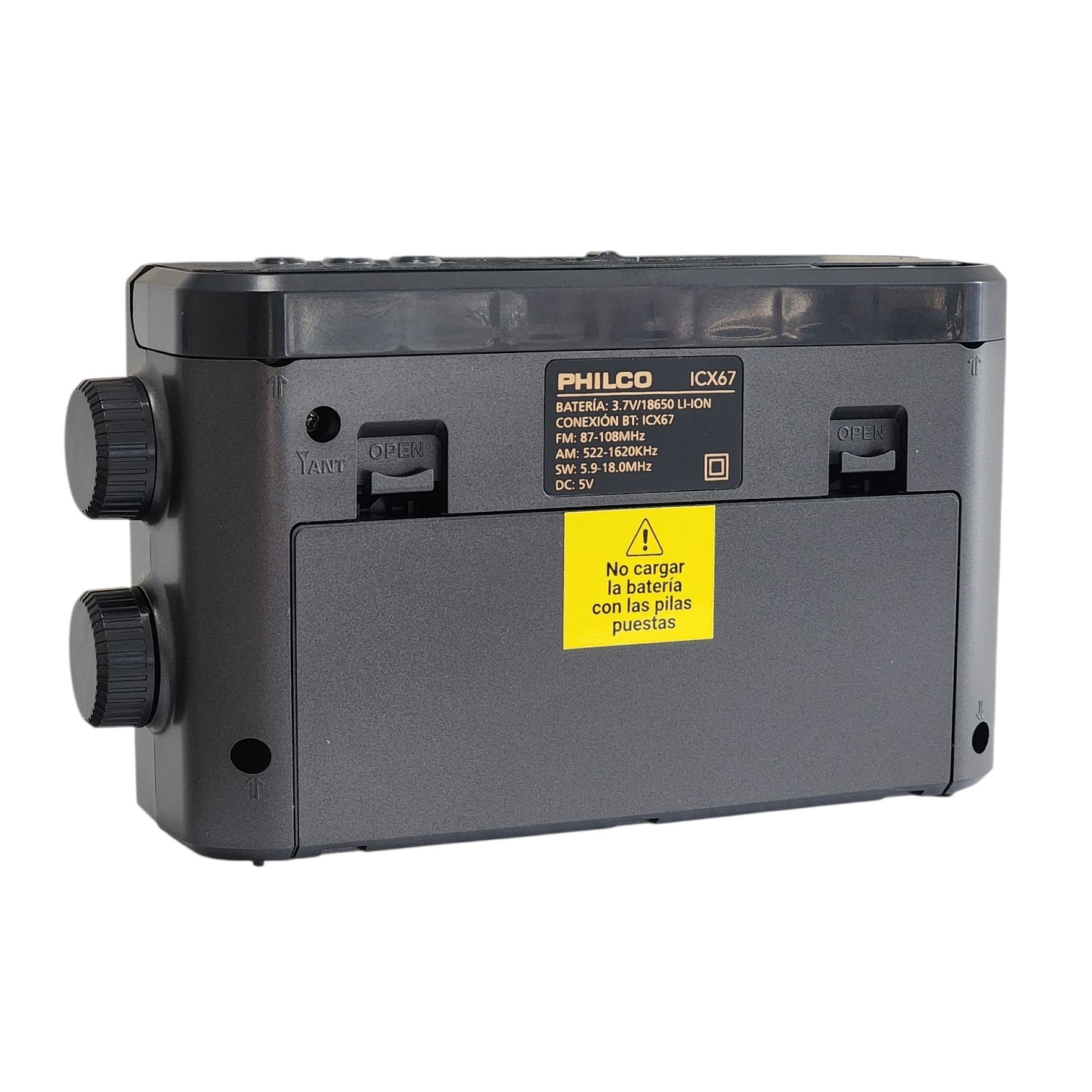 Radio Multibanda Recargable Bt ICX67 Philco 3