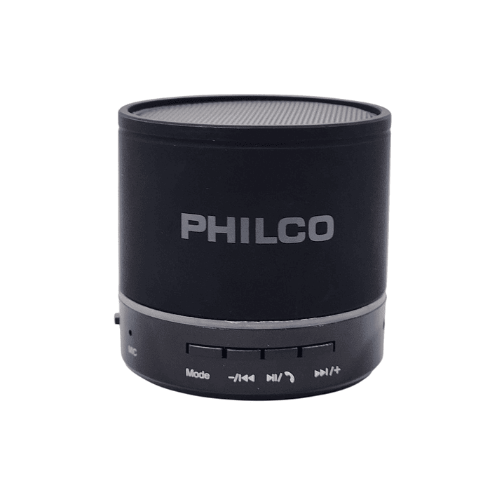 Mini Parlante Portátil Bt 3W USB FM P295 Philco Negro 1