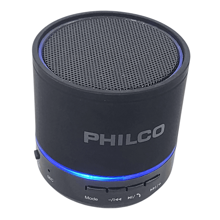 Mini Parlante Portátil Bt 3W USB FM P295 Philco Negro 3