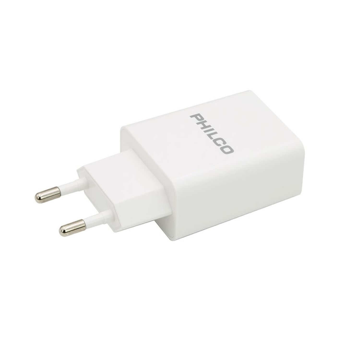 Cargador Rápido 2.1A Doble USB + Cable Micro USB Philco  2