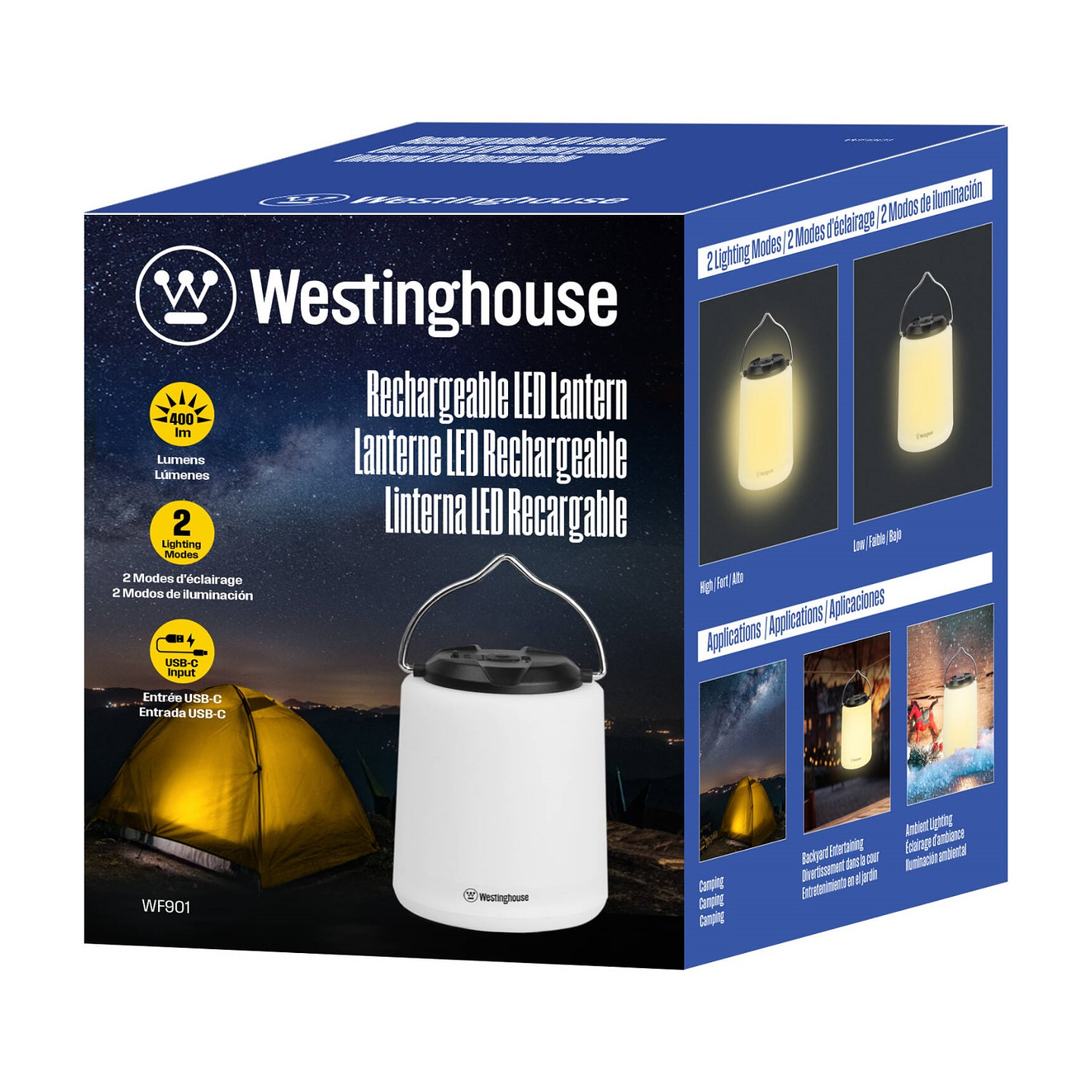 Linterna Farol LED WF901 Recargable 400lm 360° Westinghouse 6