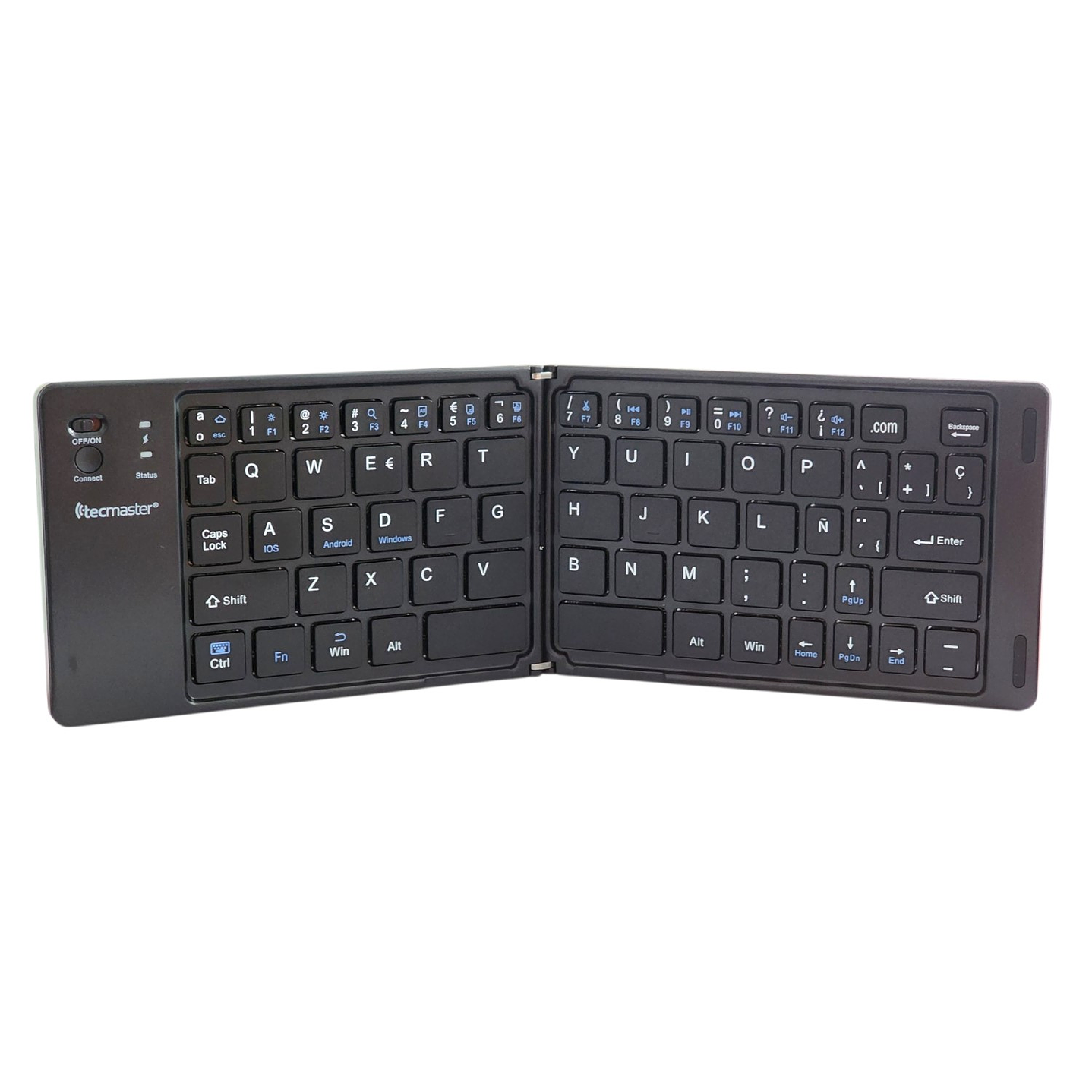 Mini-Teclado Plegable Bt Recargable Tipo-C Tecmaster 1