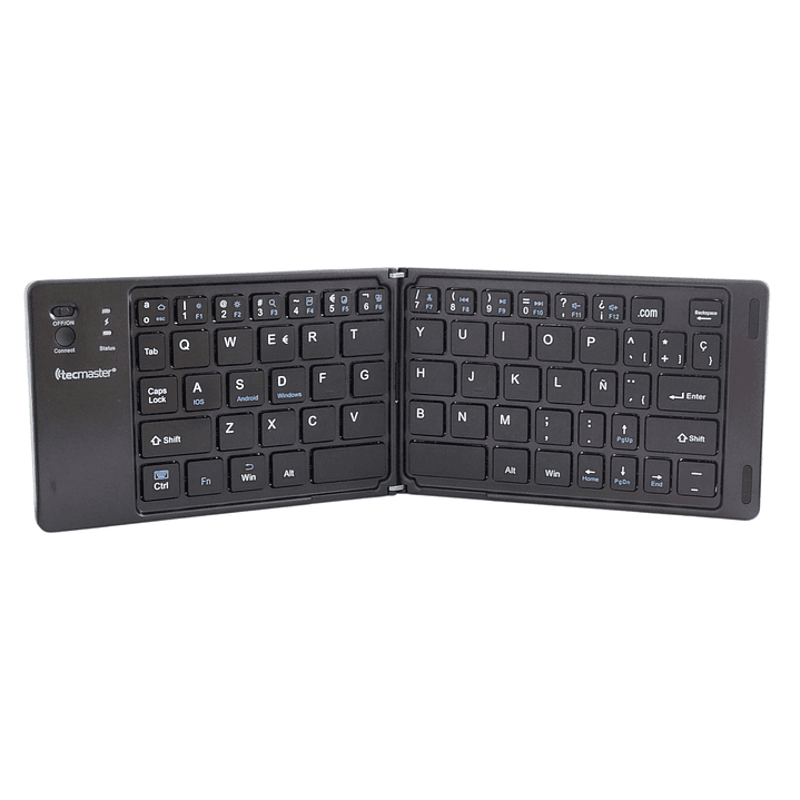 Mini-Teclado Plegable Bt Recargable Tipo-C Tecmaster 1
