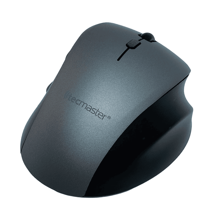 Mouse Ergonómico Dual Bt + Wireless Recargable Tecmaster 2