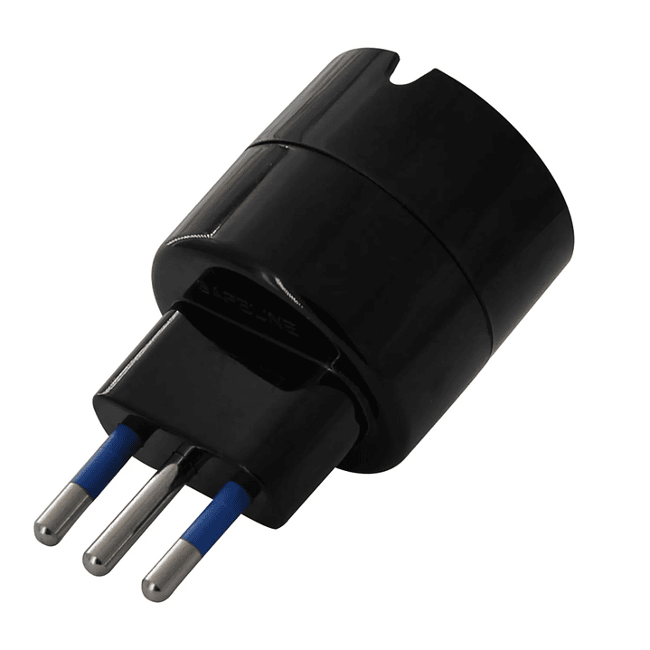 Adaptador Schuko 10A 250V 2200W Protección ME-1109N Macrotel 1