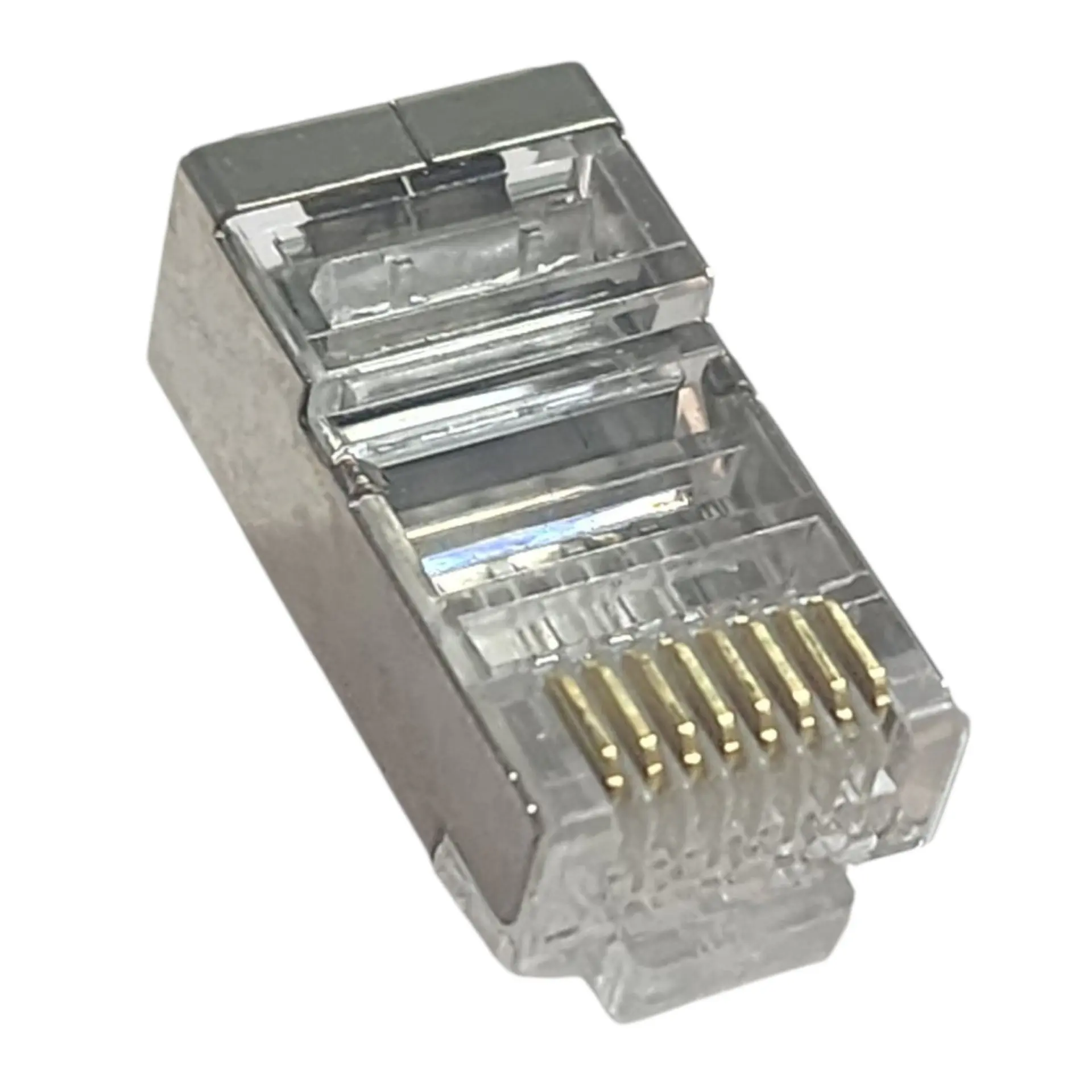 Conector RJ-45 Metálico Cat 6 Red Telefónica Bolsa x100 Unds 1
