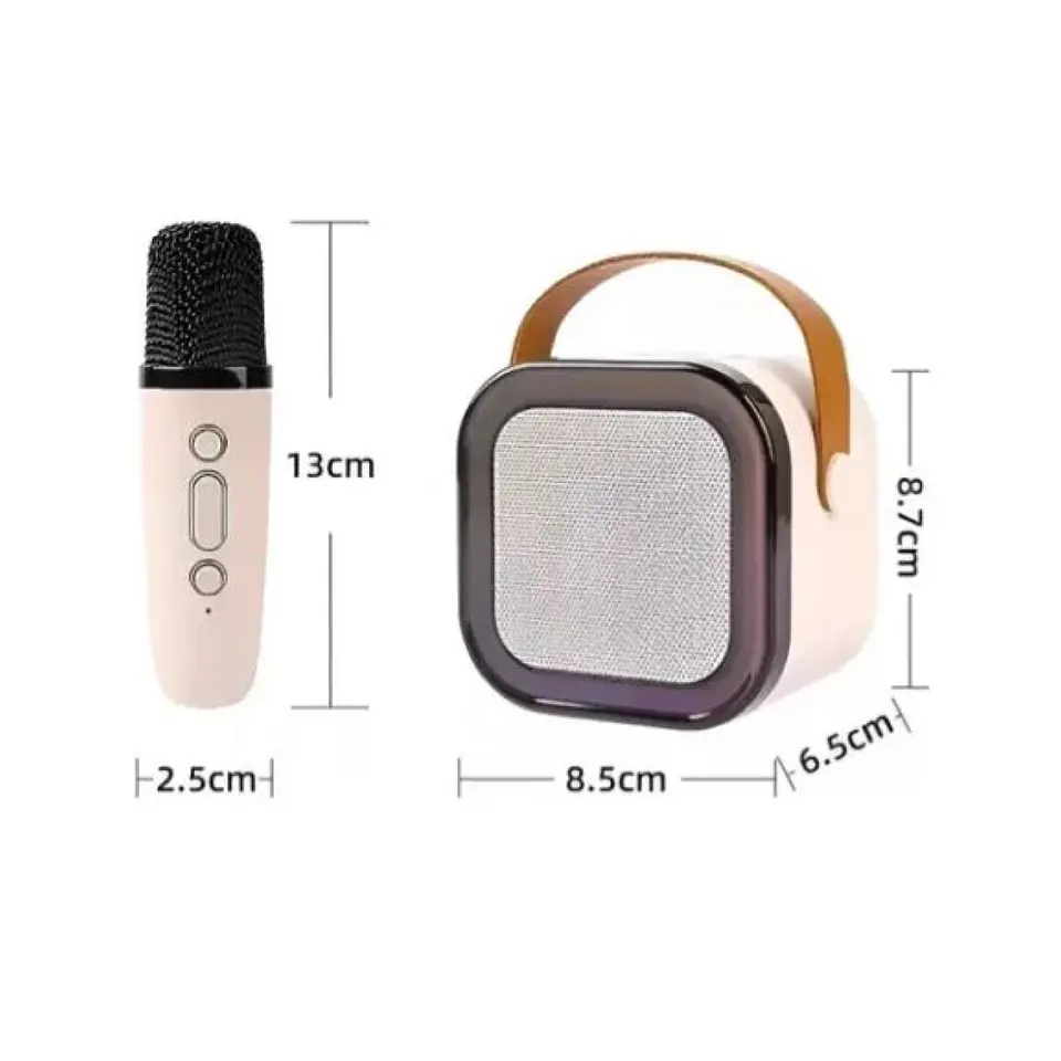 Mini Parlante Karaoke TWS 730W Luz RGB + Micrófono Philco 8