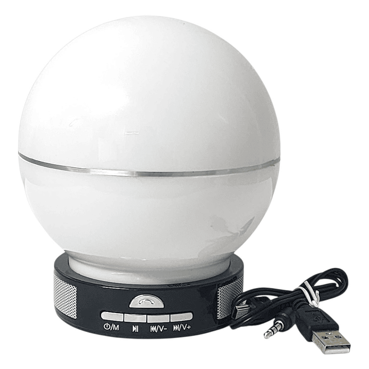 Lampara Parlante Bluetooth Portátil LED USB FM DBS112 DBLUE 4